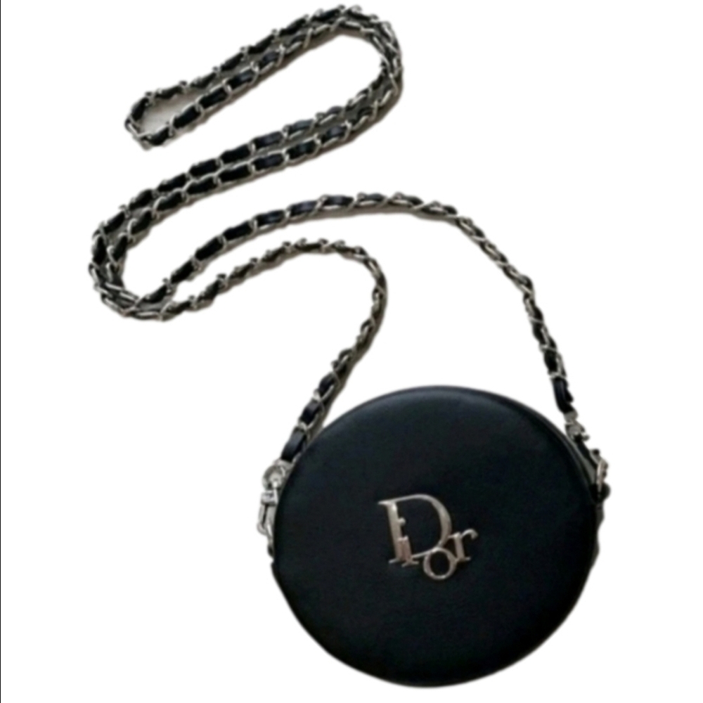 Christian Dior Black Leather Crossbody Bag - Picture 2 of 3
